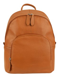 Leather Backpack - Cognac