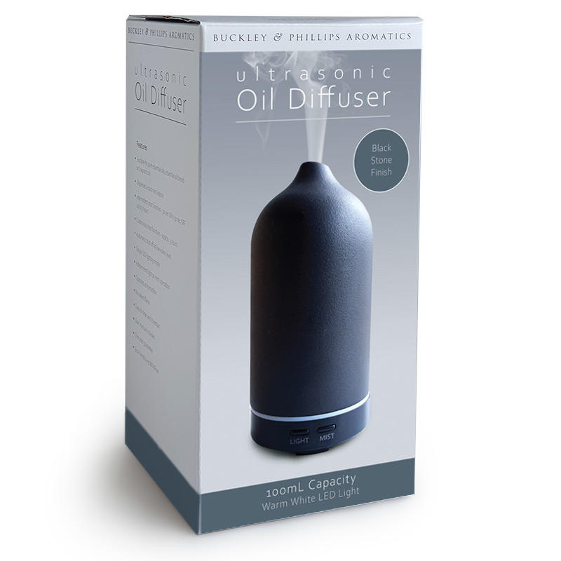 Ultrasonic Oil Diffuser - Black Stone