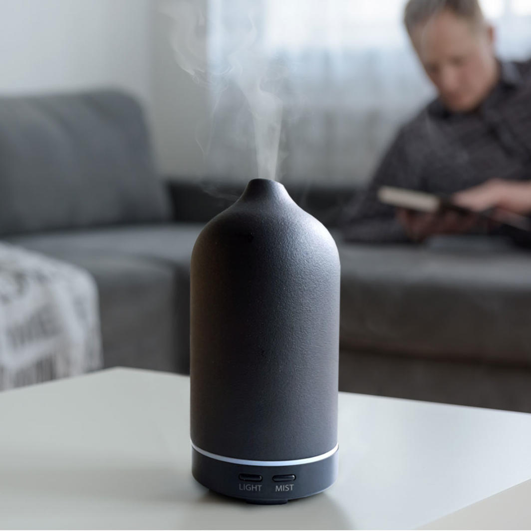 Ultrasonic Oil Diffuser - Black Stone