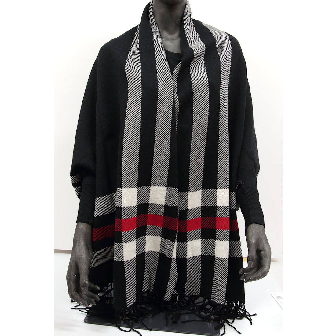 Miya Wrap Black/Red Check