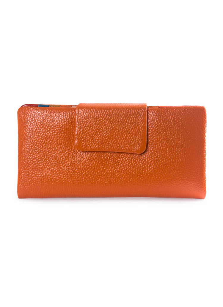 Wallet Leather - Orange