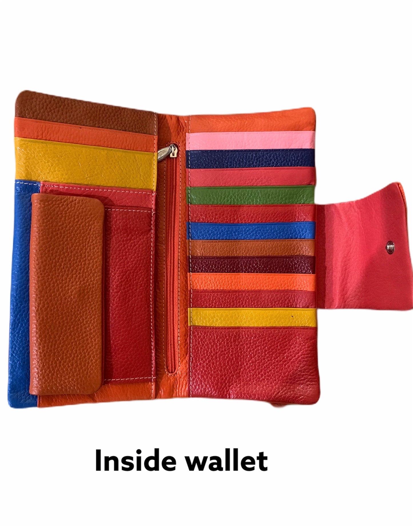 Wallet Leather - Orange