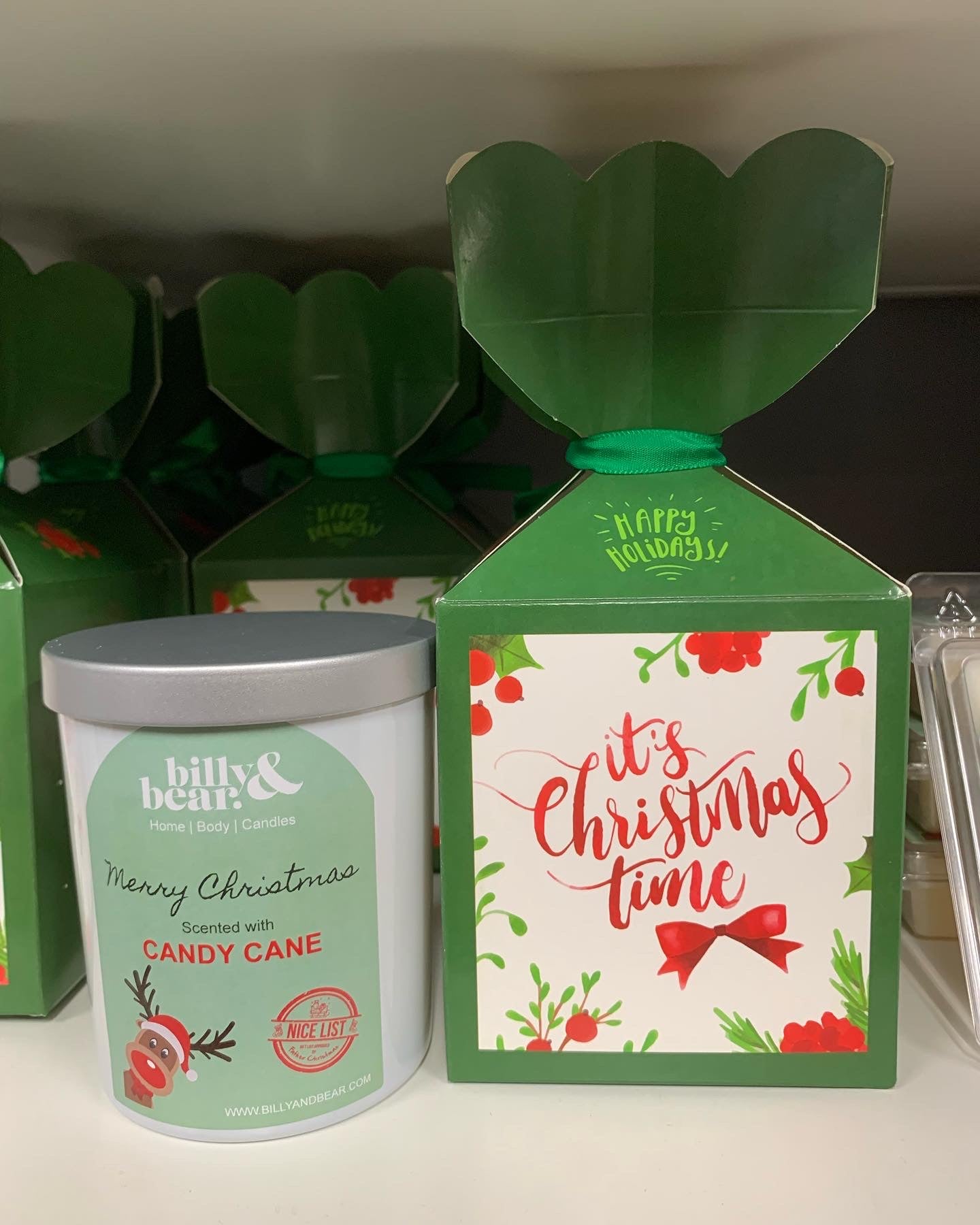 Christmas Candle - Candy Cane