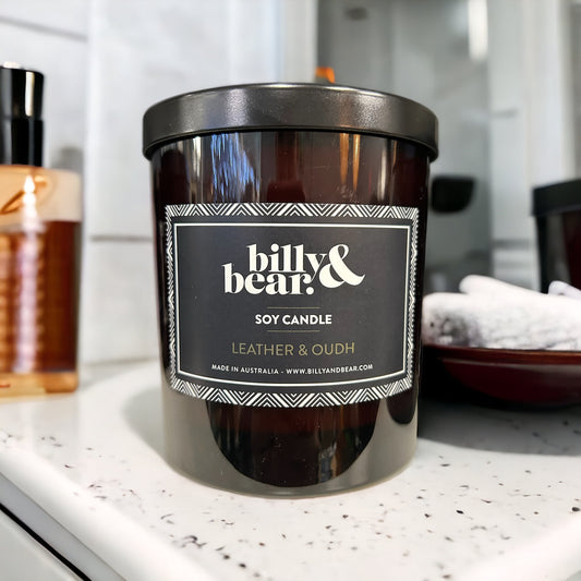 Oxford Amber Jar - Leather & Oudh