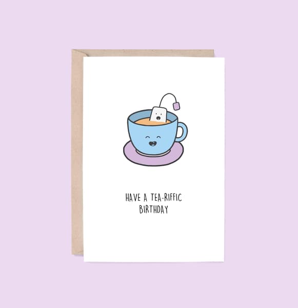 BIRTHDAY | 'Tea-riffic Birthday' Greeting Card