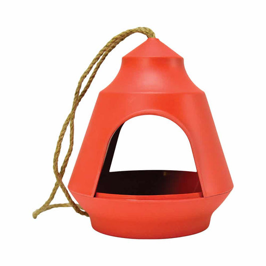 Bamboo Bird House - Red