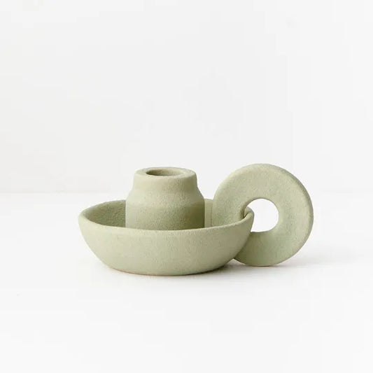 Candle Holder Matilda - Green Tea