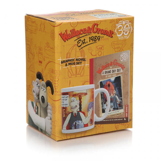 Giftset Mug & Book: Wallace & Gromit (A Grand Day Out)