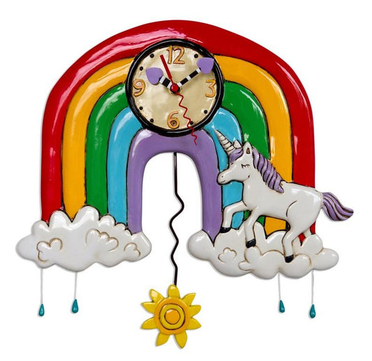 Rainbows & Unicorn - Clock