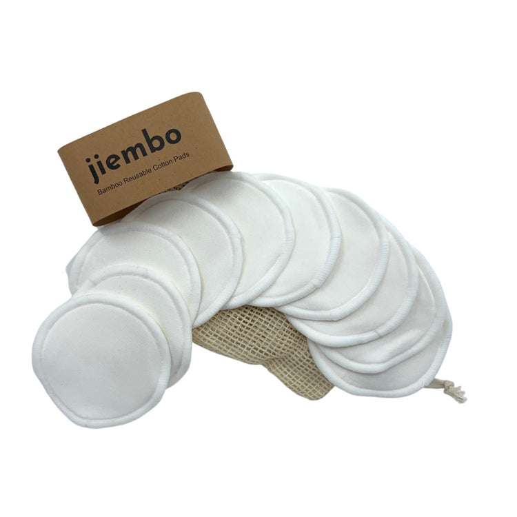 Reusable Bamboo Cotton Pads - 10 Pack