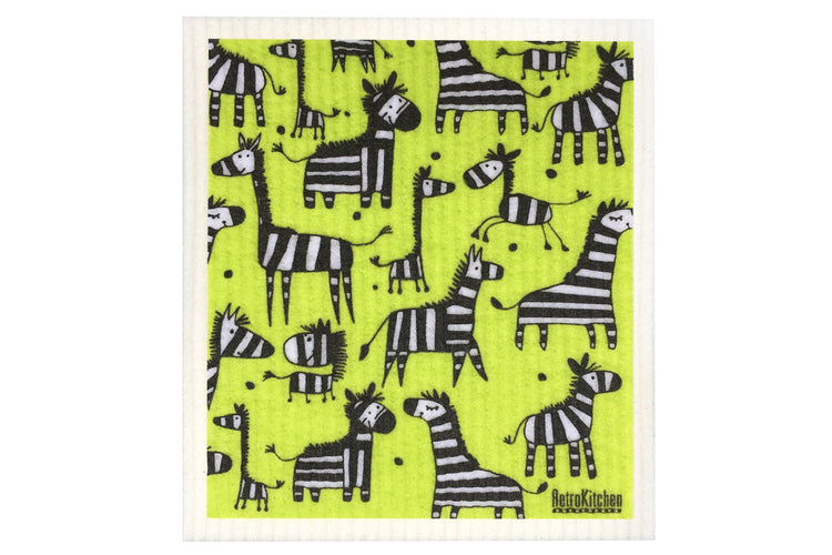 Sponge Cloth - Zebras