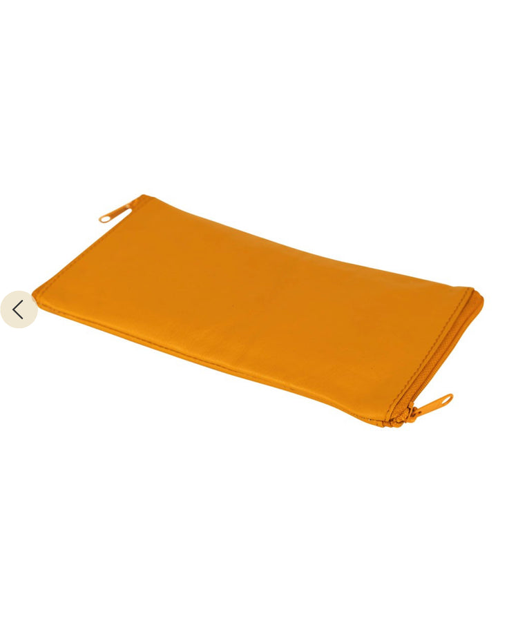 Double Sided Spectacle Case with Rear Zip - Mango